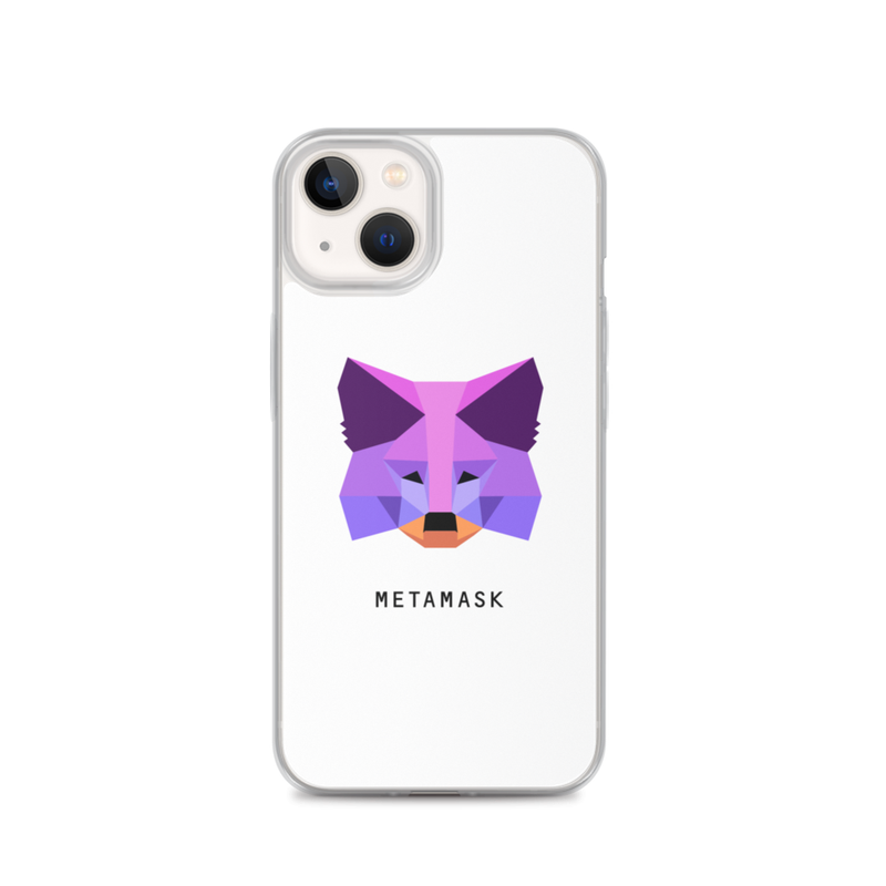 iphone case iphone 13 case on phone 623703d3cb7ea - MetaMask Purple Fox iPhone Case