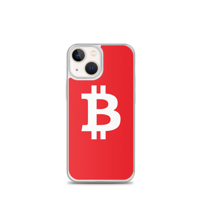 iphone case iphone 13 mini case on phone 623708b5d193d - Bitcoin Red iPhone Case