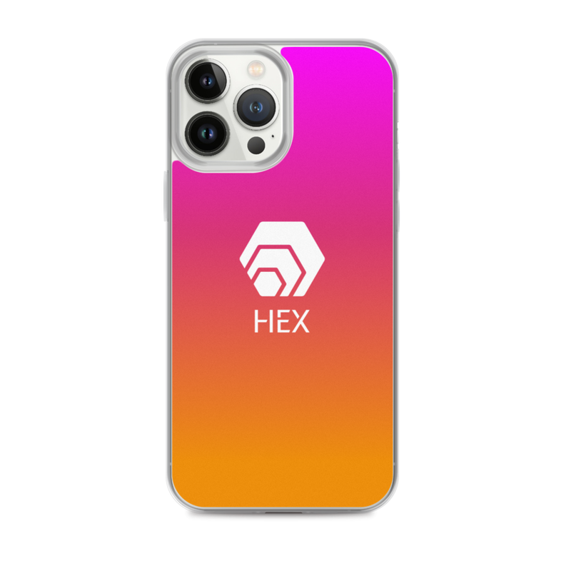 iphone case iphone 13 pro max case on phone 6231fcf78ca45 - HEX Gradient iPhone Case