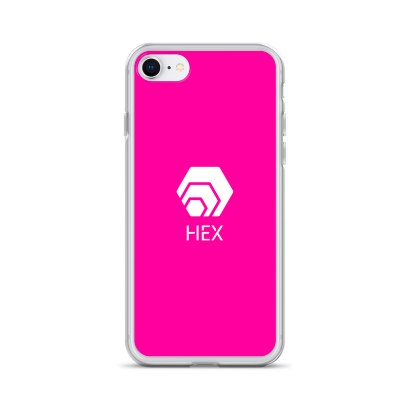 iphone case iphone se case on phone 6231efd699cd2 - HEX Deep Pink iPhone Case