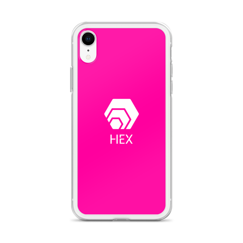 iphone case iphone xr case on phone 6231efd699d6e - HEX Deep Pink iPhone Case