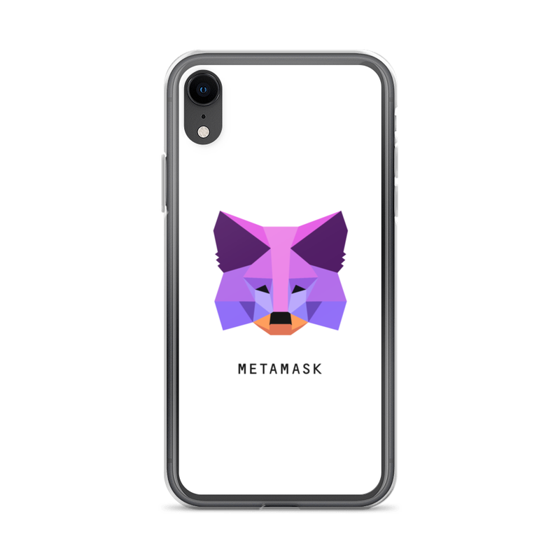 iphone case iphone xr case on phone 623703d3cc156 - MetaMask Purple Fox iPhone Case