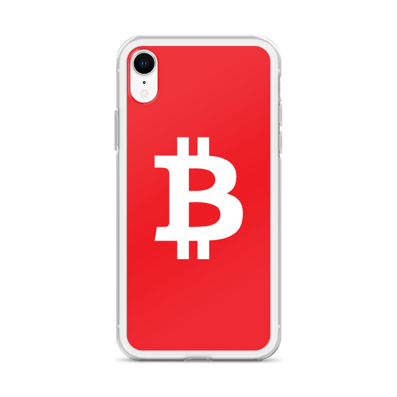 iphone case iphone xr case on phone 623708b5d1c4a - Bitcoin Red iPhone Case