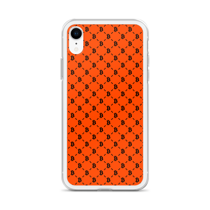iphone case iphone xr case on phone 62371889c4288 - Bitcoin Fashion Orange iPhone Case