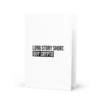 Long Story Short. Buy Crypto Greeting card