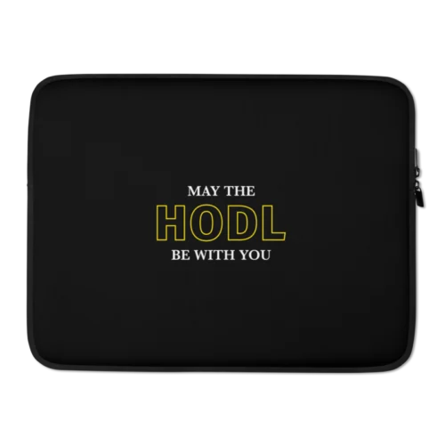 May the HODL Be With You Laptop Sleeve