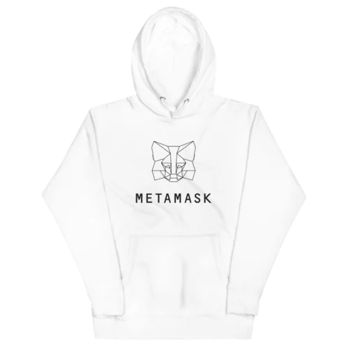 MetaMask Fox Black Outline Hoodie