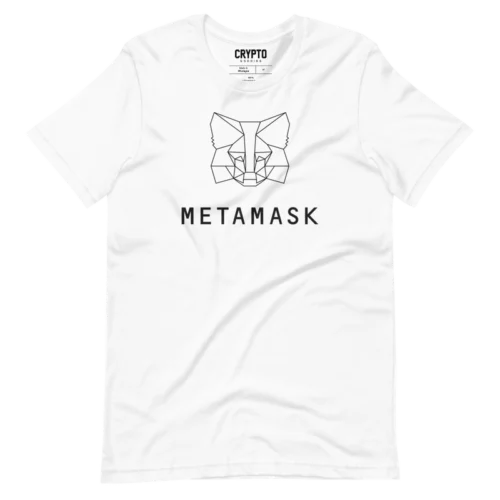 MetaMask Fox Black Outline T-shirt