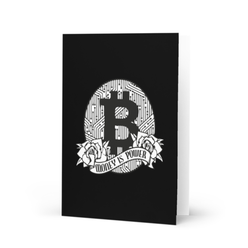 Money is Power Greeting Card