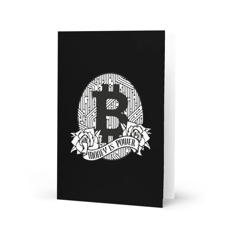 Money is Power Greeting Card