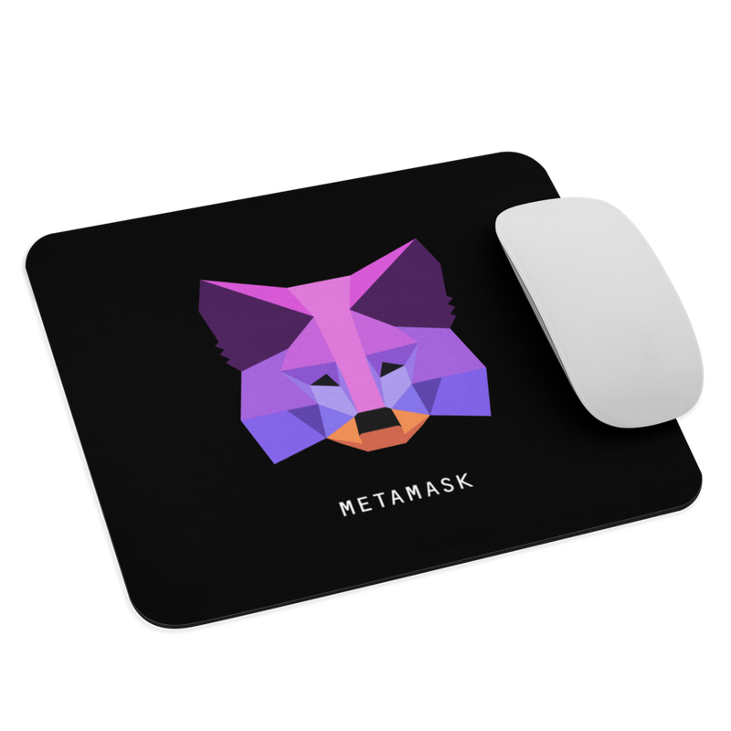 mouse pad white front 62326b729351a - MetaMask Purple Fox Mouse Pad