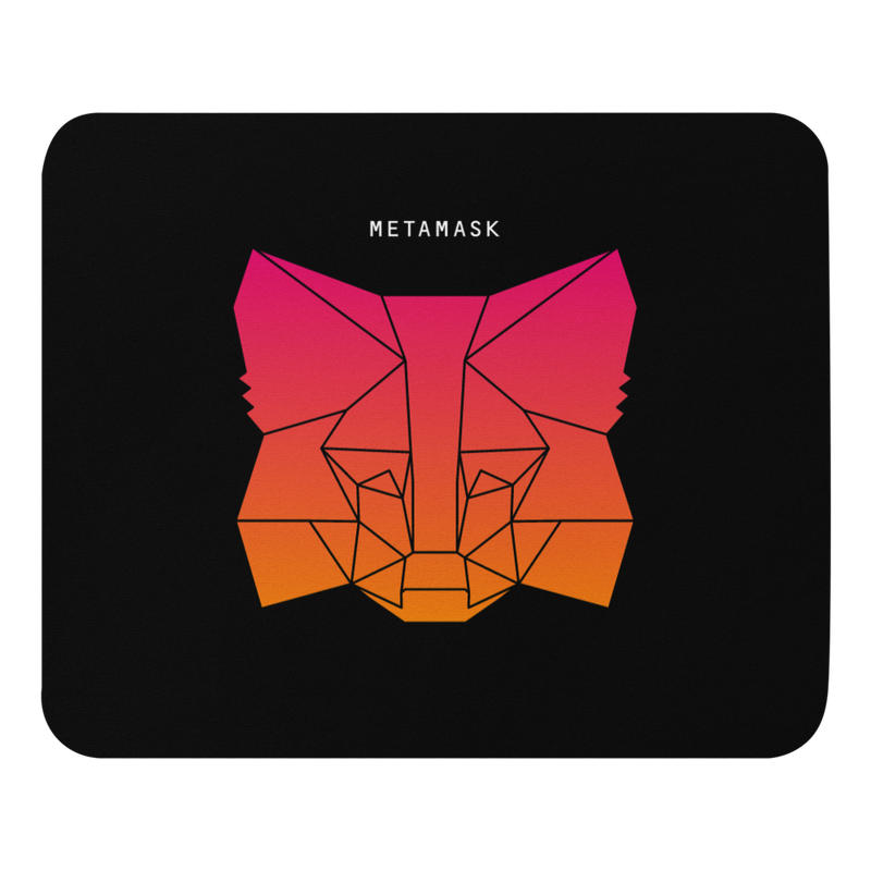 mouse pad white front 6232748a052a6 - MetaMask Fox Gradient Mouse Pad
