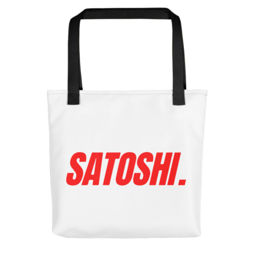 Satoshi (RED) Tote Bag