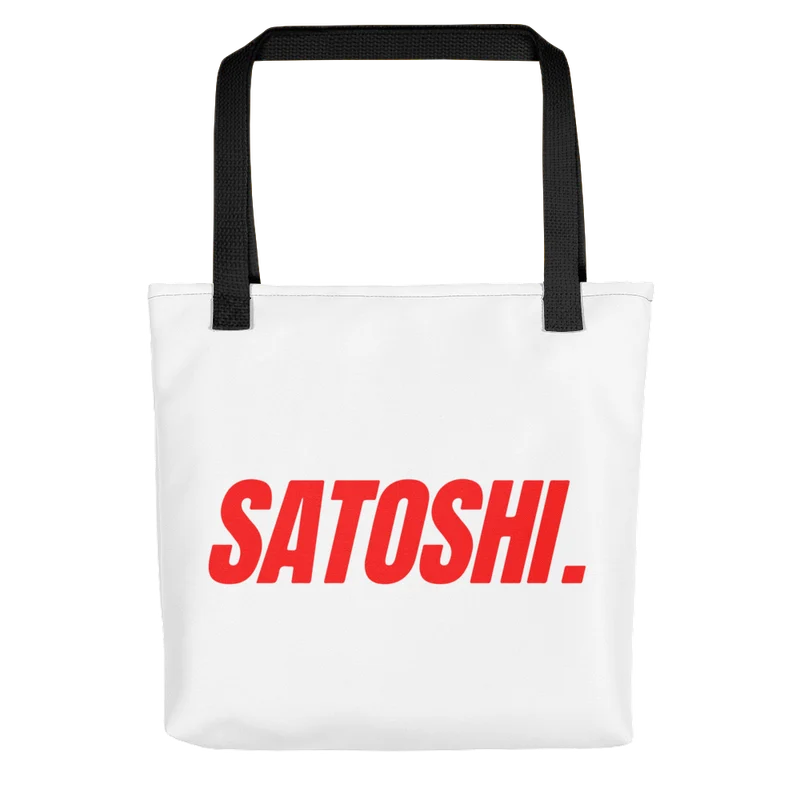 Satoshi (RED) Tote Bag
