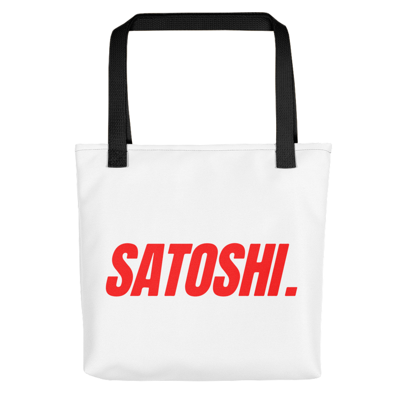 Satoshi (Red) Tote Bag