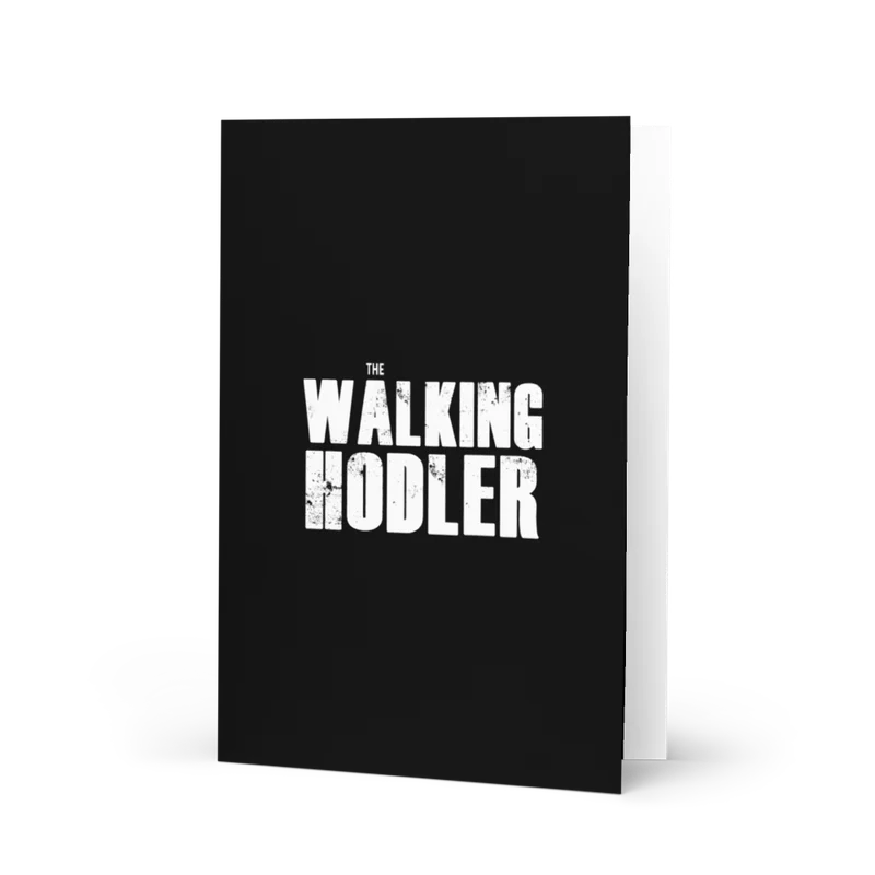 The Walking Hodler Greeting Card