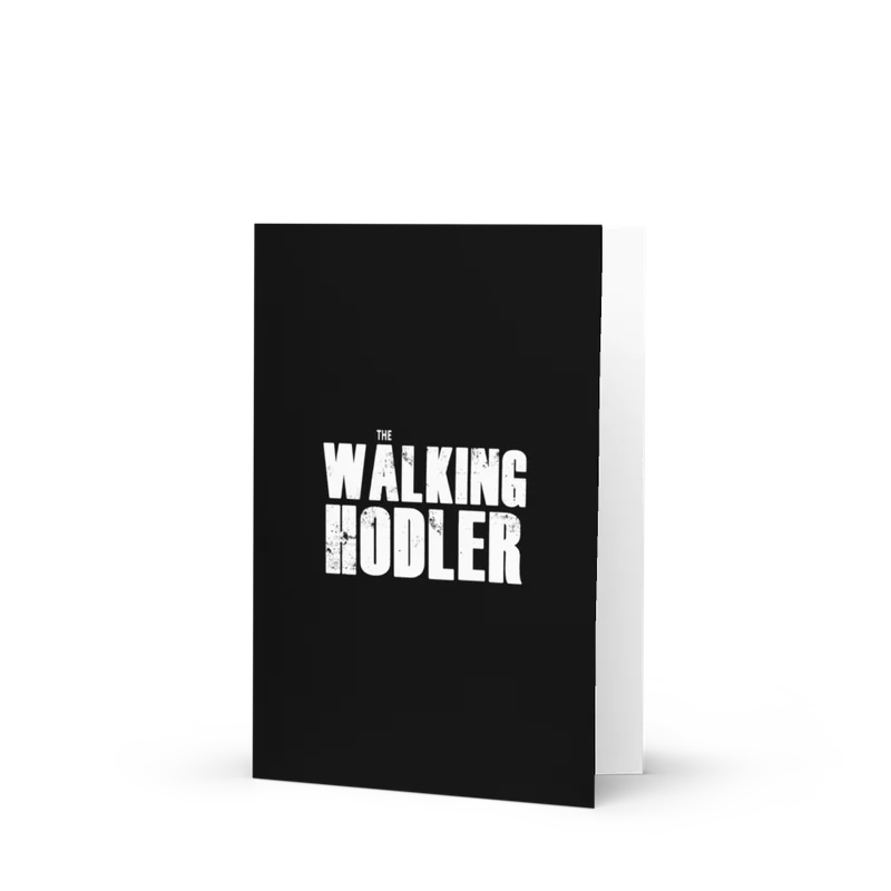 The Walking Hodler Greeting Card