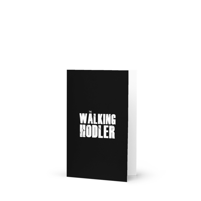 The Walking Hodler Greeting Card
