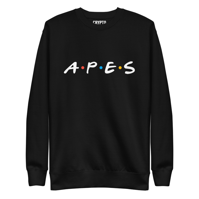 unisex fleece pullover black front 623d0a94006aa - APES x BAYC FRIENDS Sweatshirt