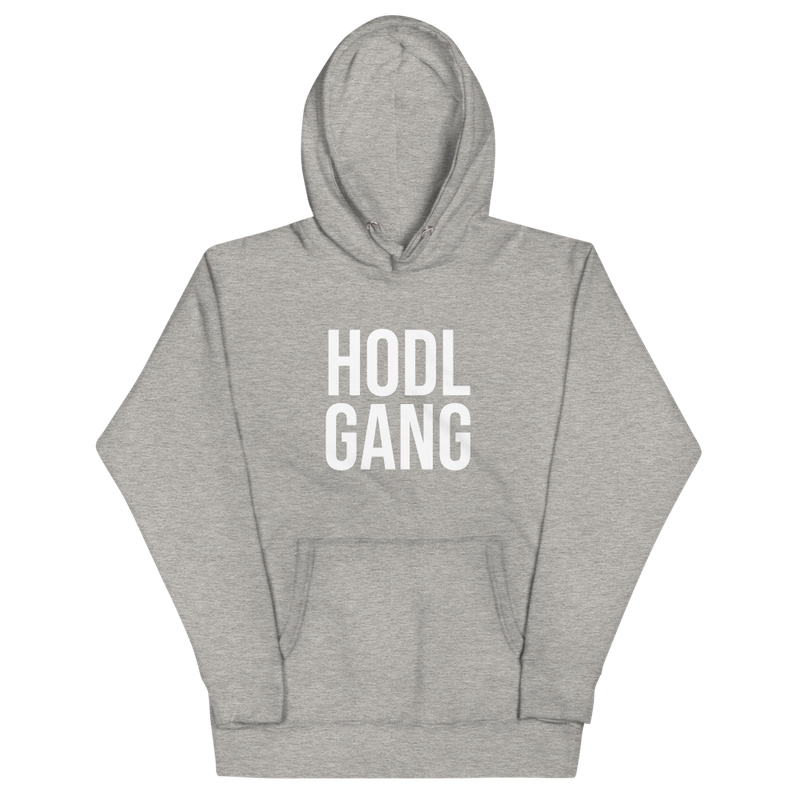 unisex premium hoodie carbon grey front 622d08923ad0d - HODL GANG Hoodie