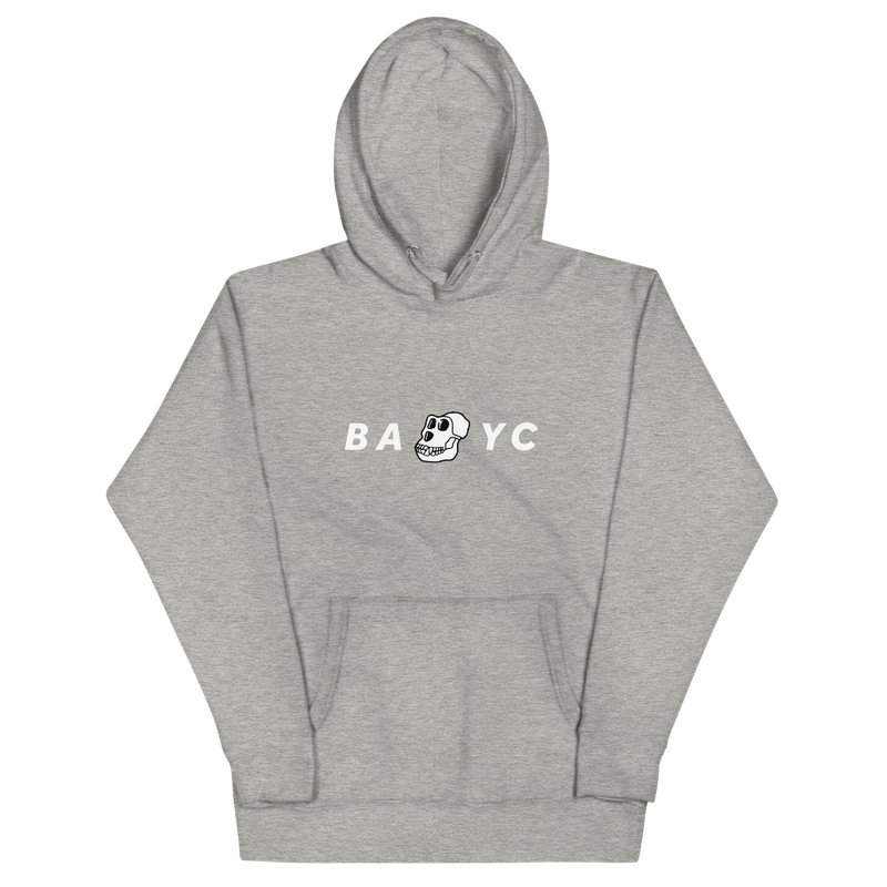 unisex premium hoodie carbon grey front 623d0b0c0f0b4 - BAYC Logo Hoodie