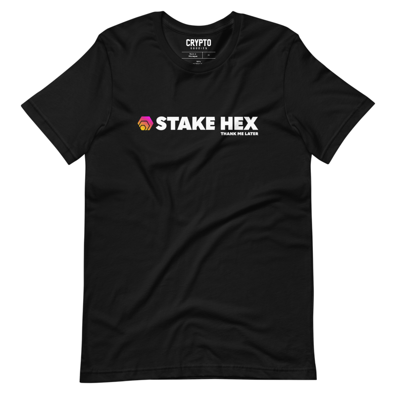 unisex staple t shirt black front 623203f2adc88 - Stake HEX Thank Me Later T-Shirt