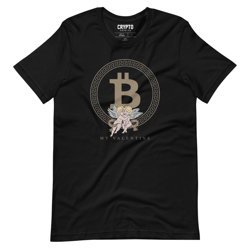 unisex staple t shirt black front 623639f26970e - Bitcoin - Be My Valentine Love Angels T-Shirt