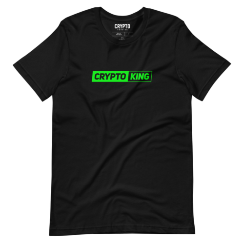 unisex staple t shirt black front 6239b2c620841 - Crypto King T-Shirt