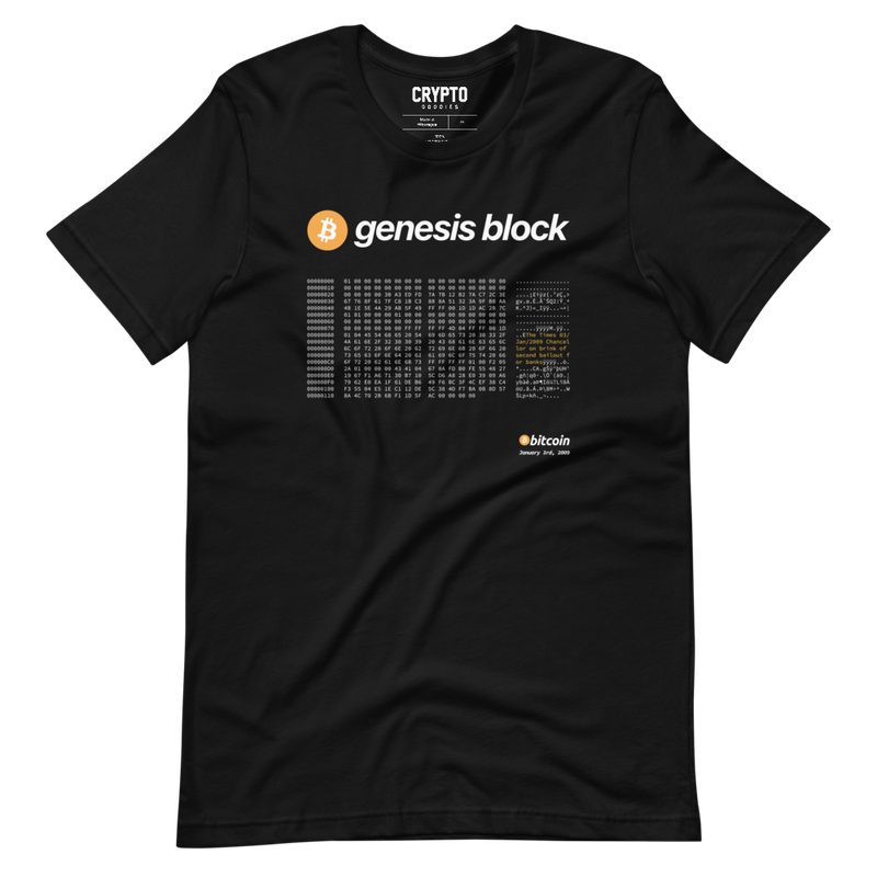 Bitcoin Genesis Block T-Shirt