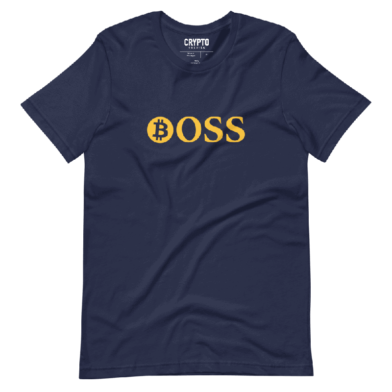 unisex staple t shirt navy front 623cd5f623d6c - BOSS x Bitcoin T-Shirt