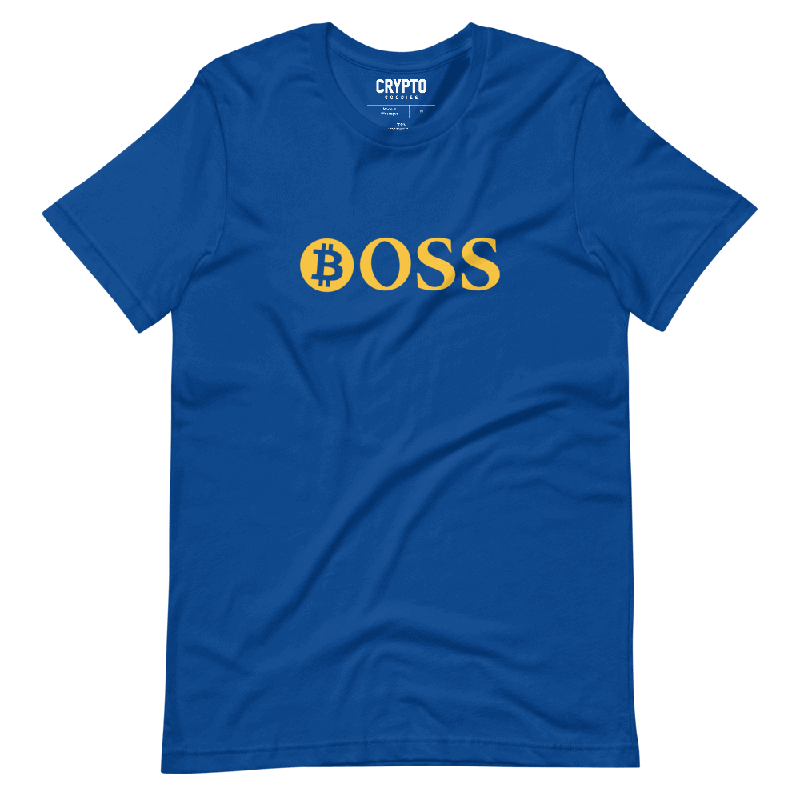 unisex staple t shirt true royal front 623cd5f627ac7 - BOSS x Bitcoin T-Shirt