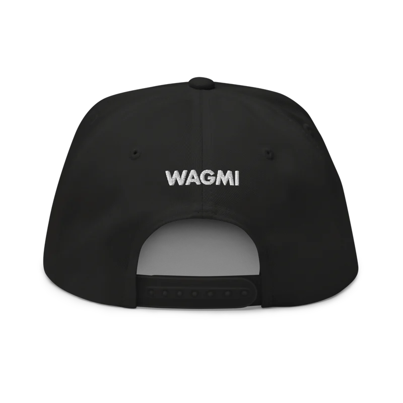 WAGMI (We All Gonna Make It) Flat Bill Cap
