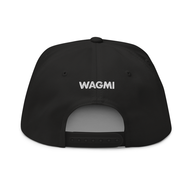 WAGMI (We All Gonna Make It) Flat Bill Cap