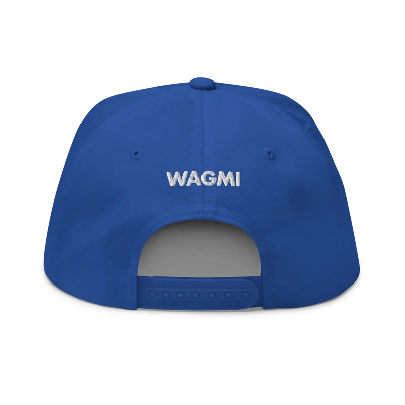 WAGMI (We All Gonna Make It) Flat Bill Cap