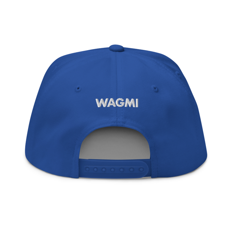 WAGMI (We All Gonna Make It) Flat Bill Cap