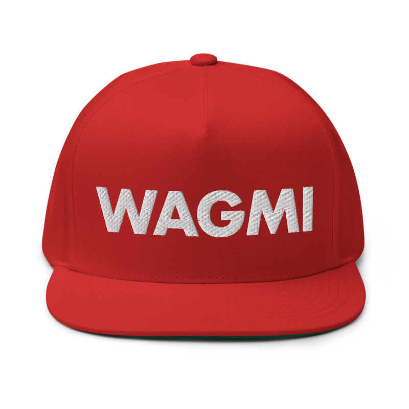 Wagmi (We All Gonna Make It) Flat Bill Cap