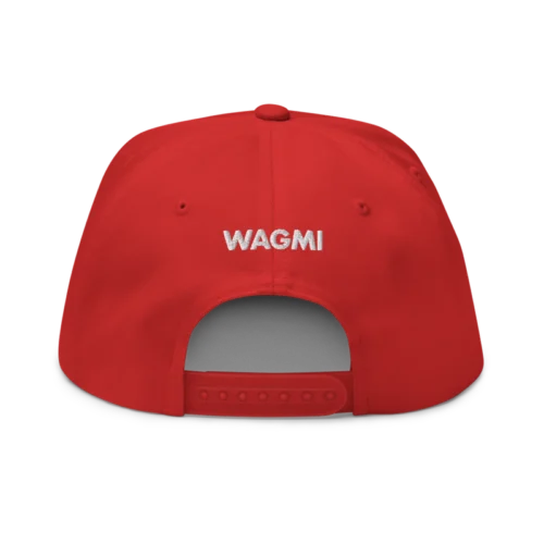 WAGMI (We All Gonna Make It) Flat Bill Cap