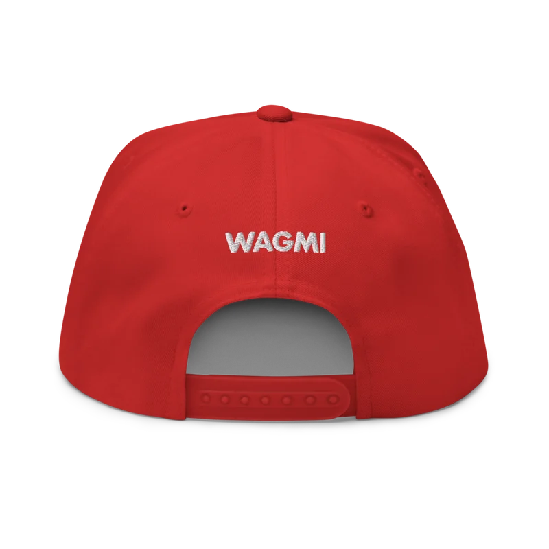 WAGMI (We All Gonna Make It) Flat Bill Cap