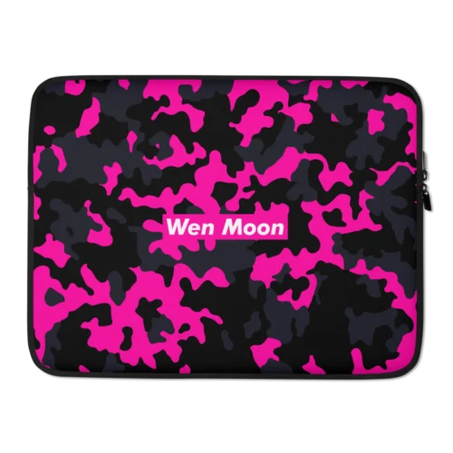 Wen Moon Pink Camouflage Laptop Sleeve