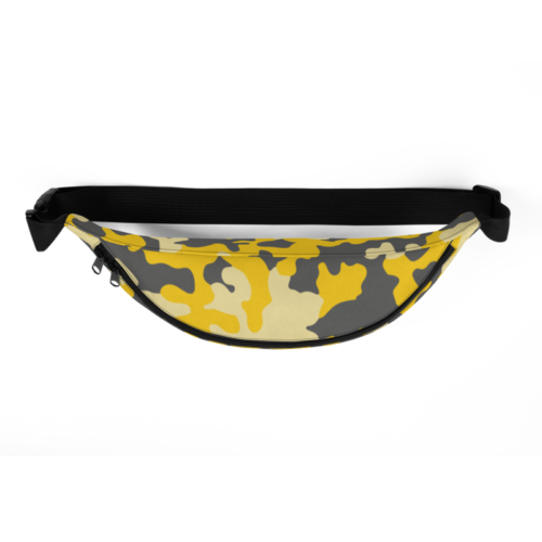 Wen Moon Yellow Camouflage Fanny Pack