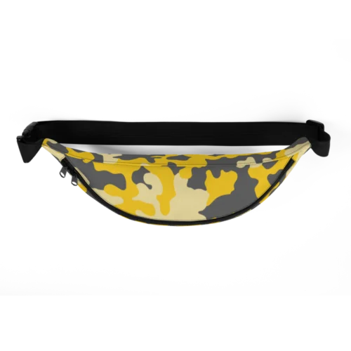 Wen Moon Yellow Camouflage Fanny Pack