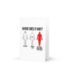 Where Does It Hurt Meme Greeting Card