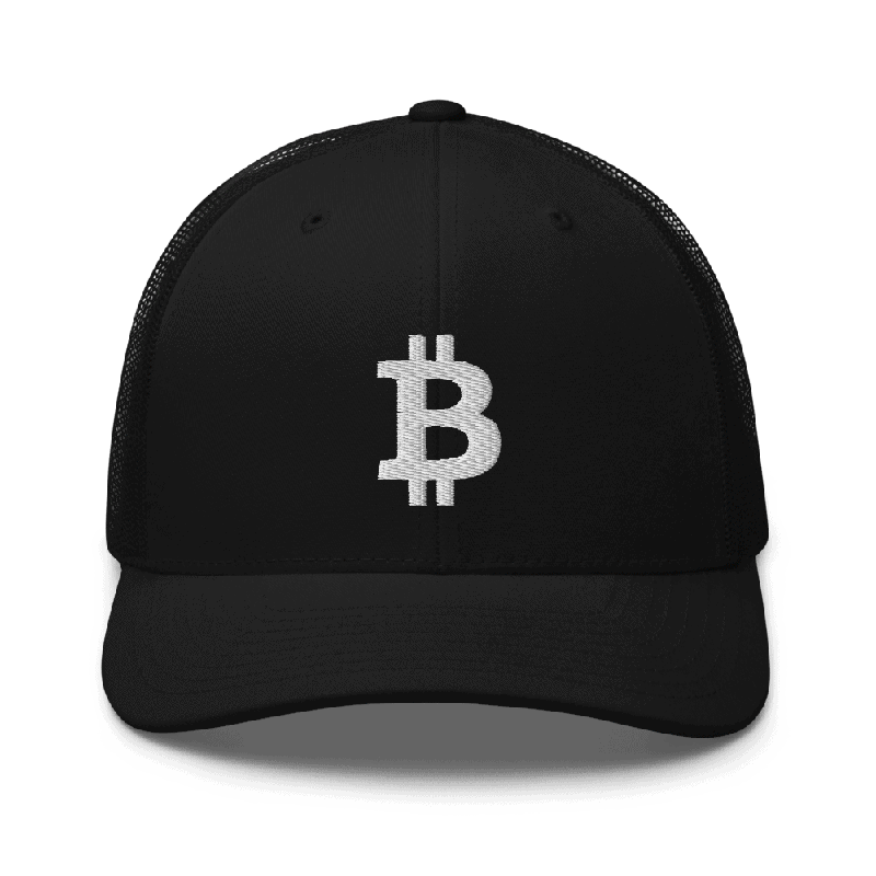 Bitcoin 3D Logo Trucker Cap