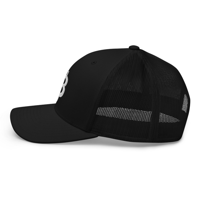 Bitcoin 3D Logo Trucker Cap