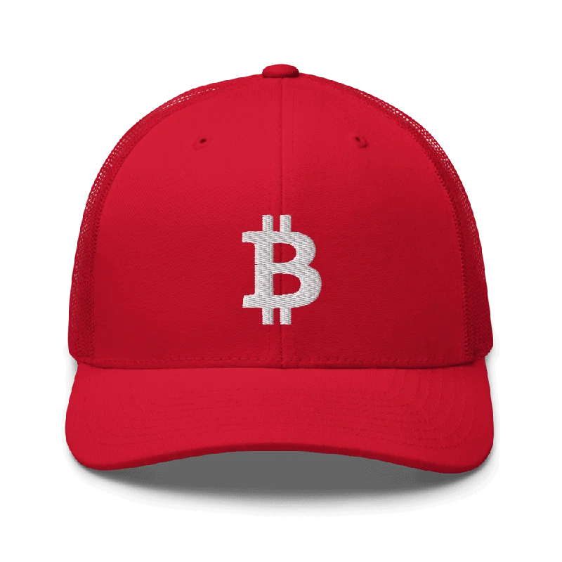 Bitcoin 3D Logo Trucker Cap - Image 7
