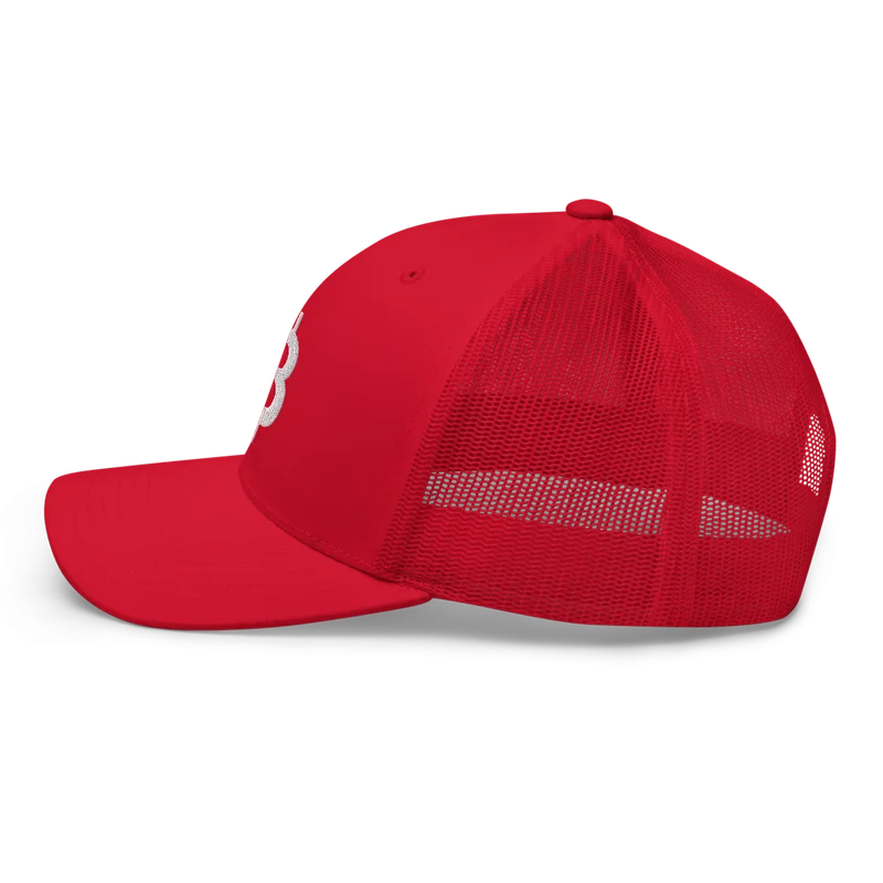 Bitcoin 3D Logo Trucker Cap - Image 9