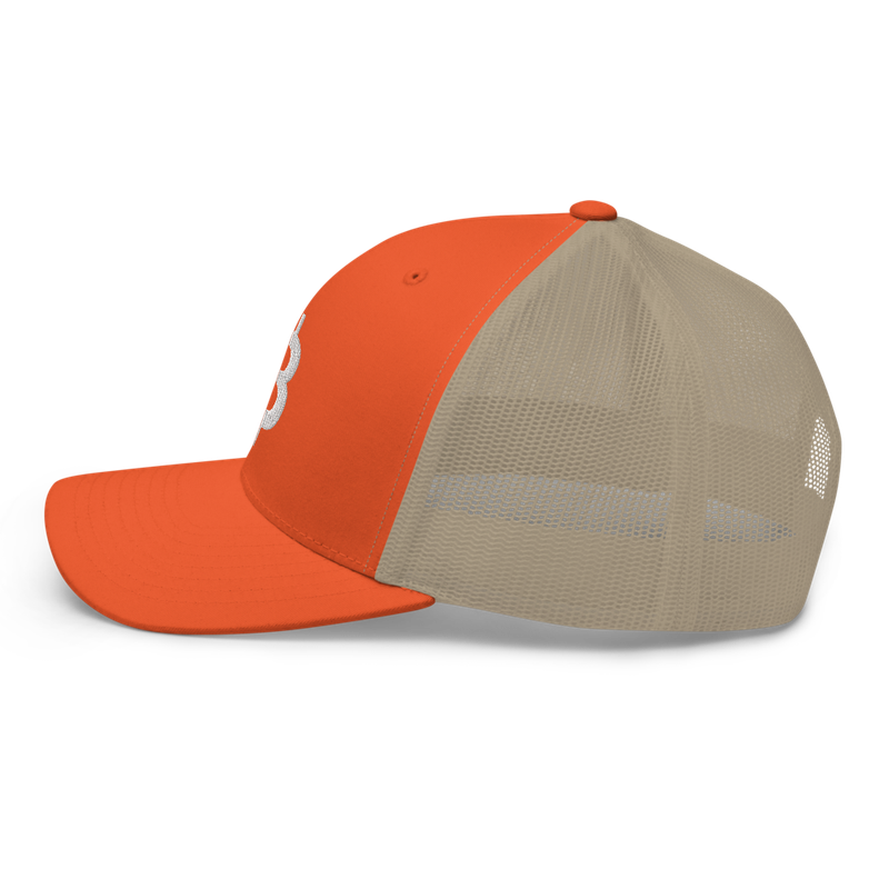 Bitcoin 3D Logo Trucker Cap
