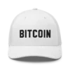 Bitcoin 3D Text Logo Trucker Cap