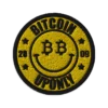 Bitcoin Up Only Smiley Embroidered Patch