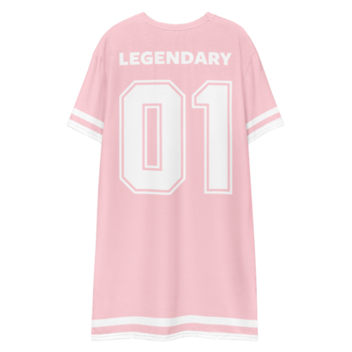 Bitcoin x Cryptology Pale Pink T-Shirt Dress
